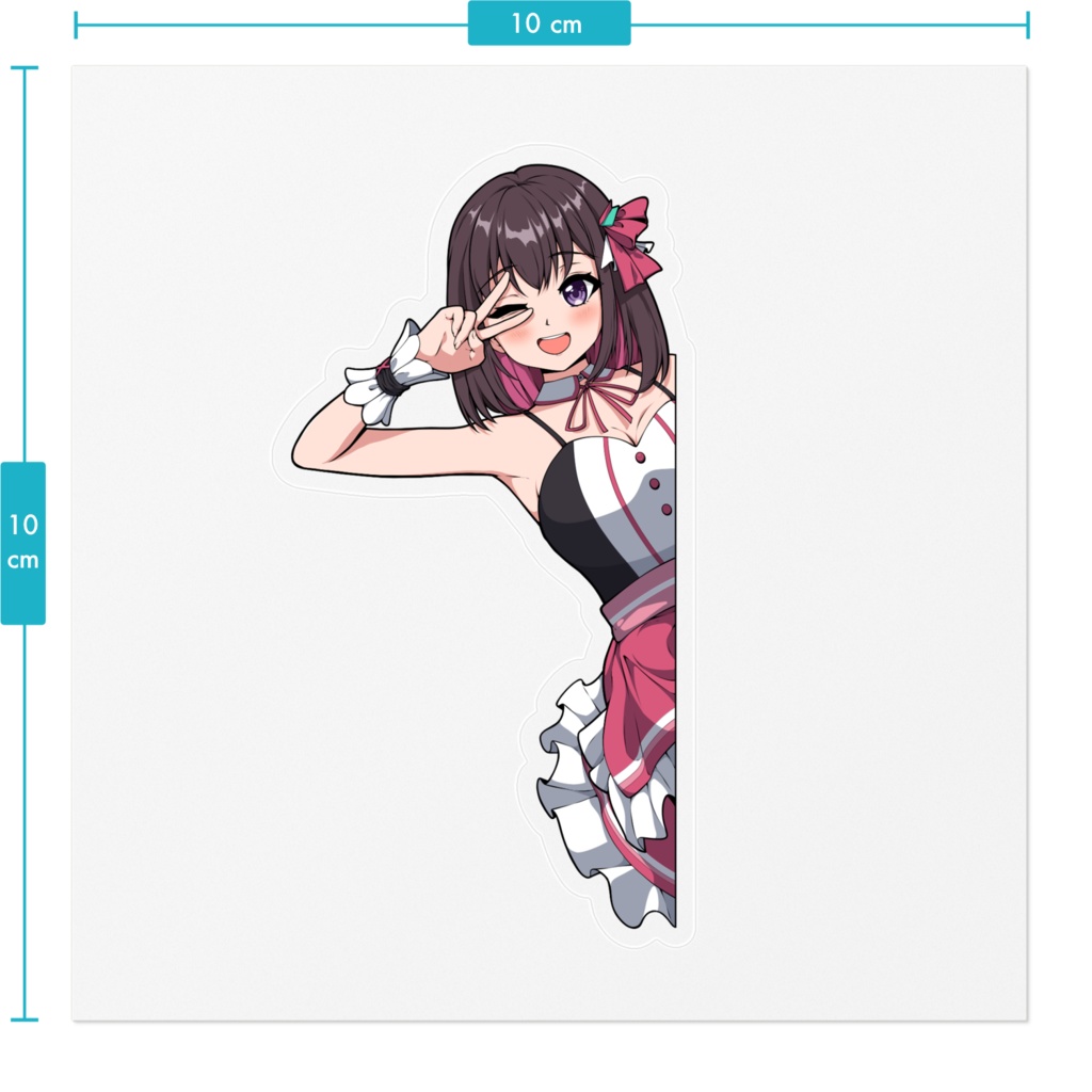 Sticker Peeking Azki Hololive ホロライブ