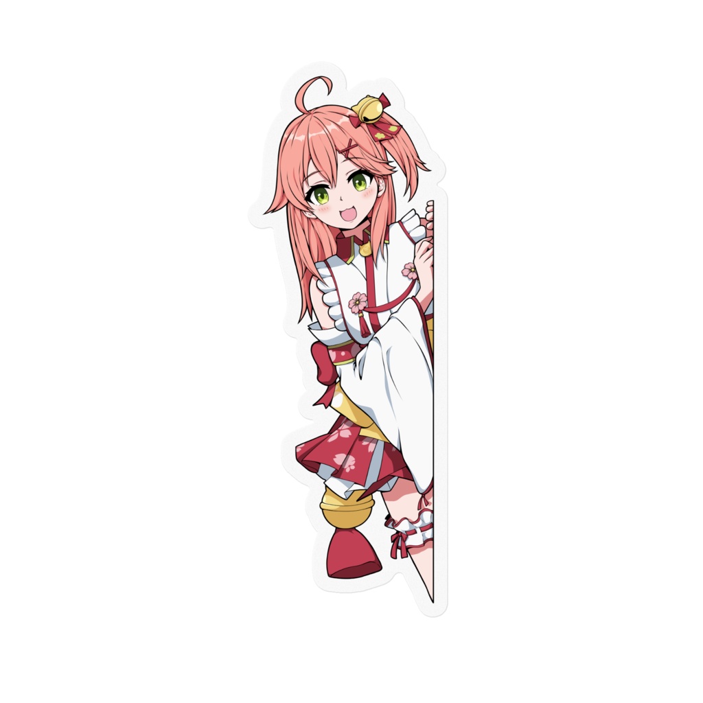 Sticker Peeking Sakura Miko さくらみこ Hololive