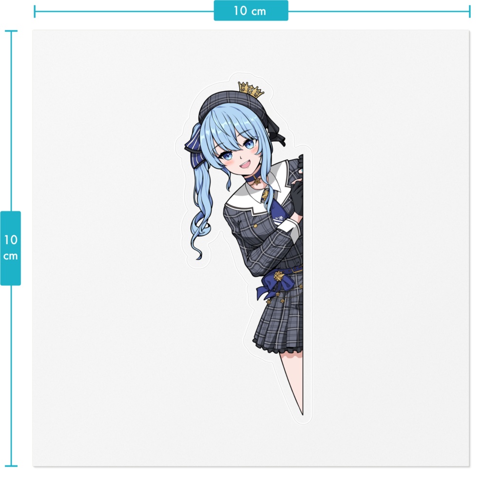 Sticker Peeking Hoshimachi Suisei Default 星街すいせい Hololive