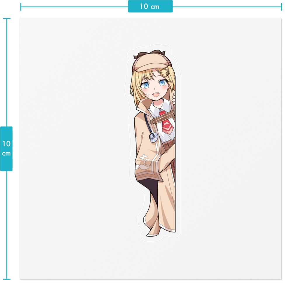 Sticker Peeking Amelia Watson ワトソン・アメリア Hololive