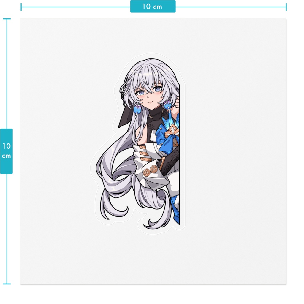 Sticker Peeking Bronya ブローニャ Honkai Star Rail