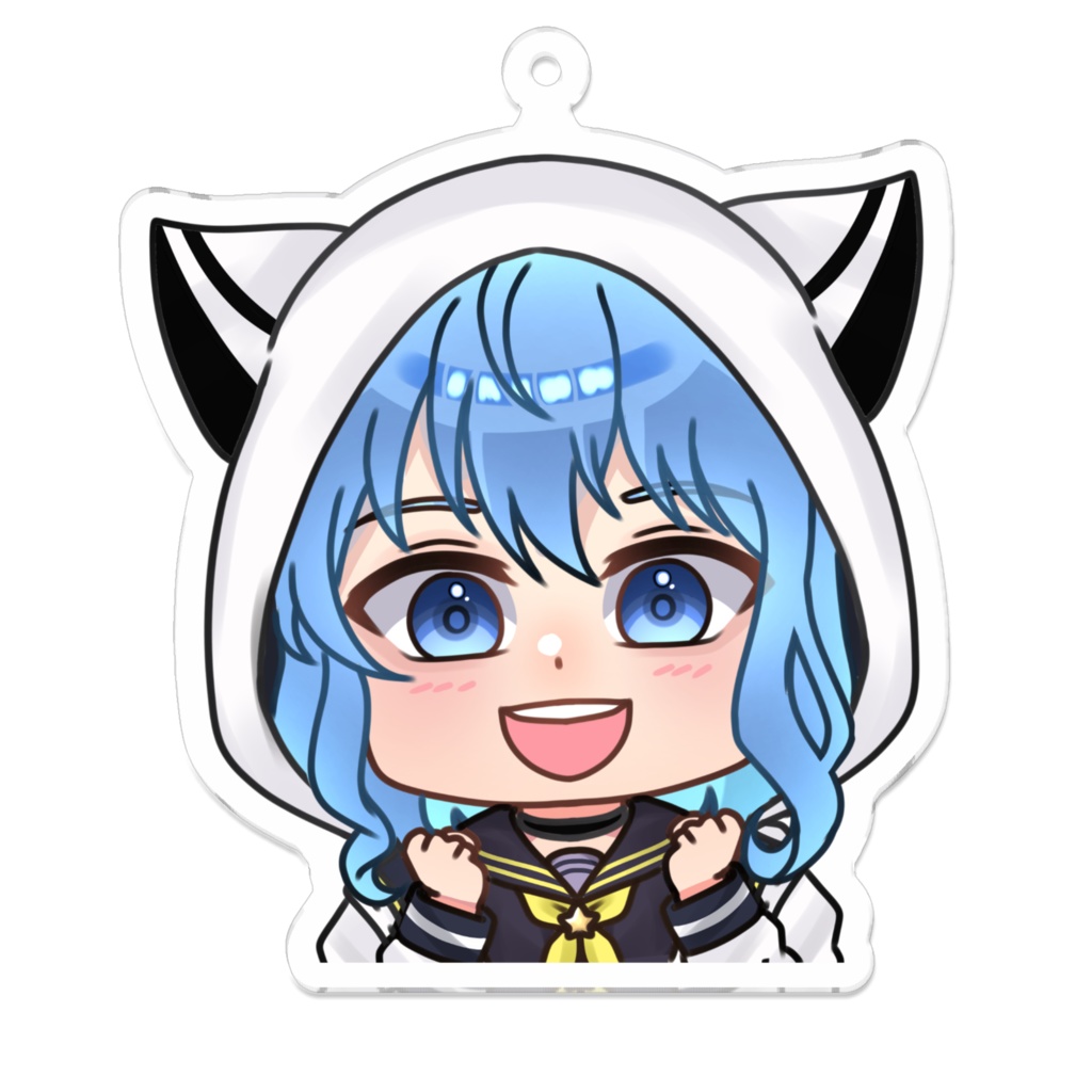 Hoshimachi Suisei Chibi 星街すいせい Keychain アクリルキーホルダー Hololive