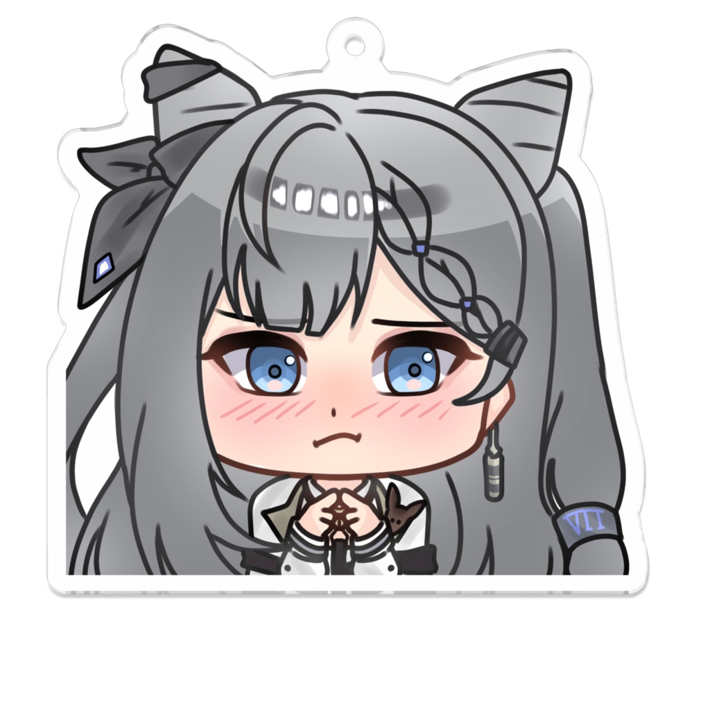 Vestia Zeta Chibi ベスティア・ゼータ Keychain アクリルキーホルダー Hololive