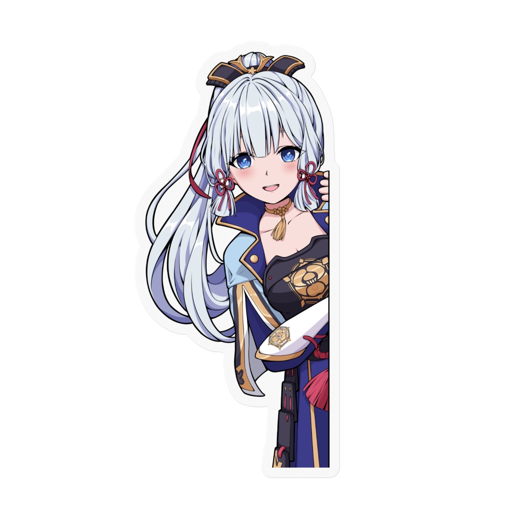 Sticker Peeker Kamisato Ayaka 神里綾華 Genshin Impact