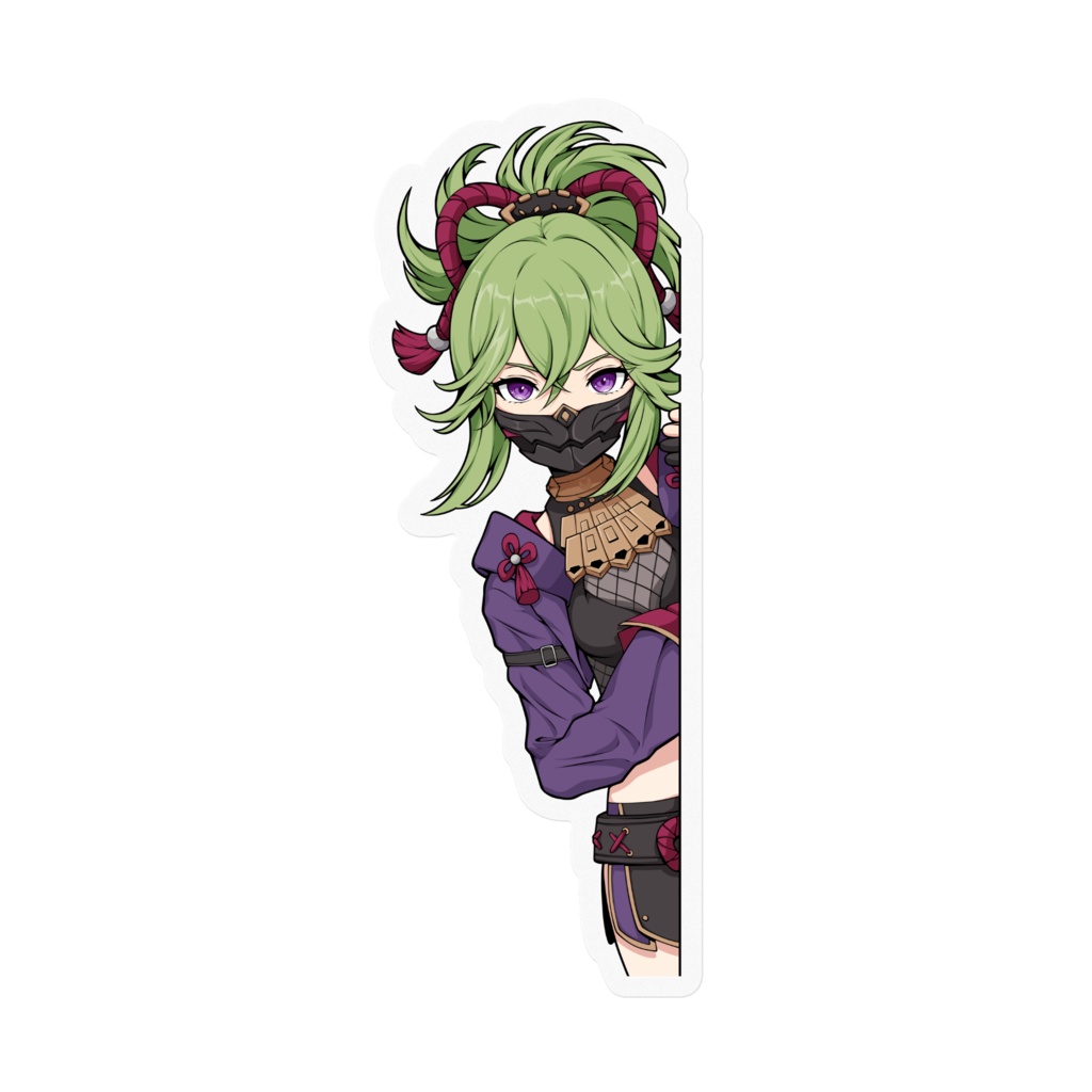 Sticker Peeker Kuki Shinobu 久岐忍 Genshin Impact