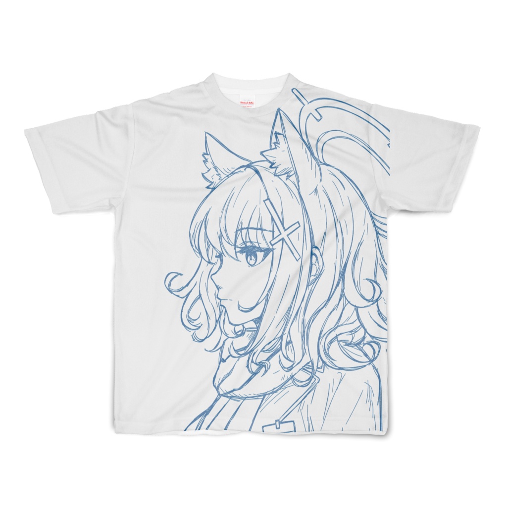 Sunaookami Shiroko 砂狼シロコ Blue Archive Tシャツ