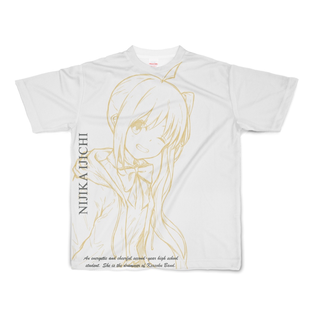 Nijika Ijichi 伊地知 虹夏 Bocchi the Rock Tシャツ