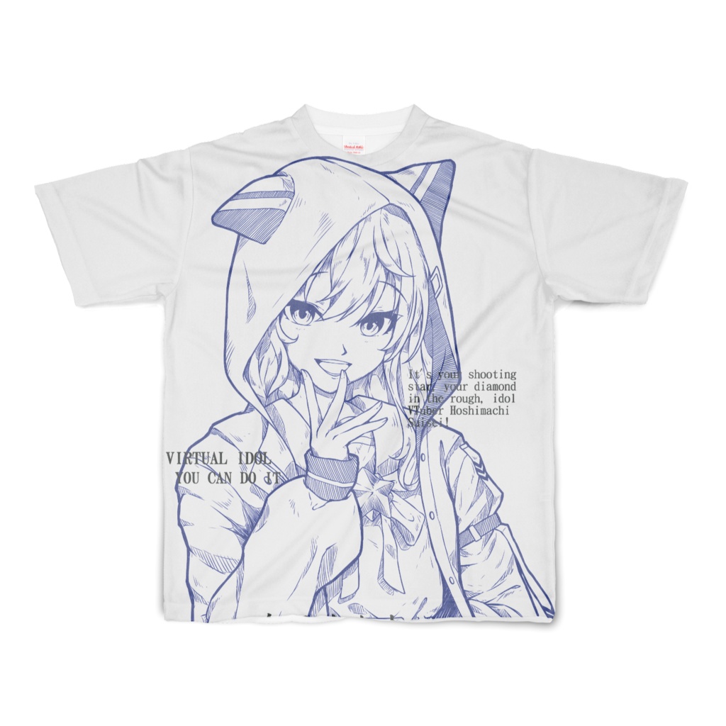 Hoshimachi Suisei Seifuku 星街すいせい Hololive Tシャツ