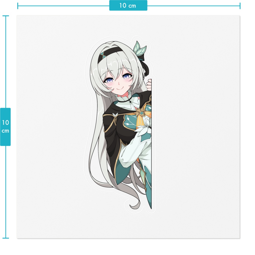 Sticker Peeking Firefly ホタル Honkai Star Rail