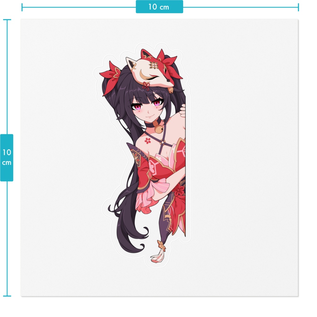 Sticker Peeking Sparkle Hanabi 花火 Honkai Star Rail