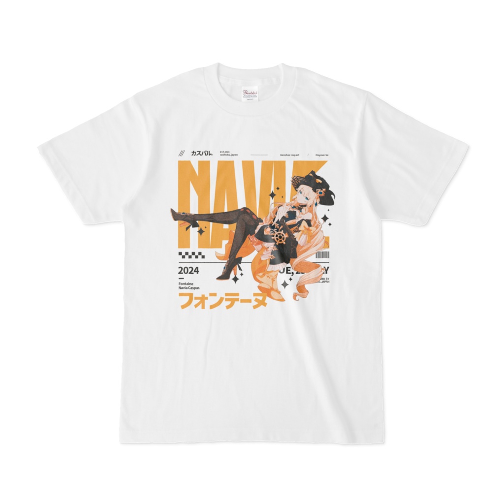 Navia ナヴィア Genshin Impact Tシャツ