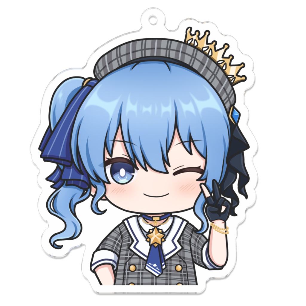 Hoshimachi Suisei Chibi ver. 星街すいせい Keychain アクリルキーホルダー Hololive