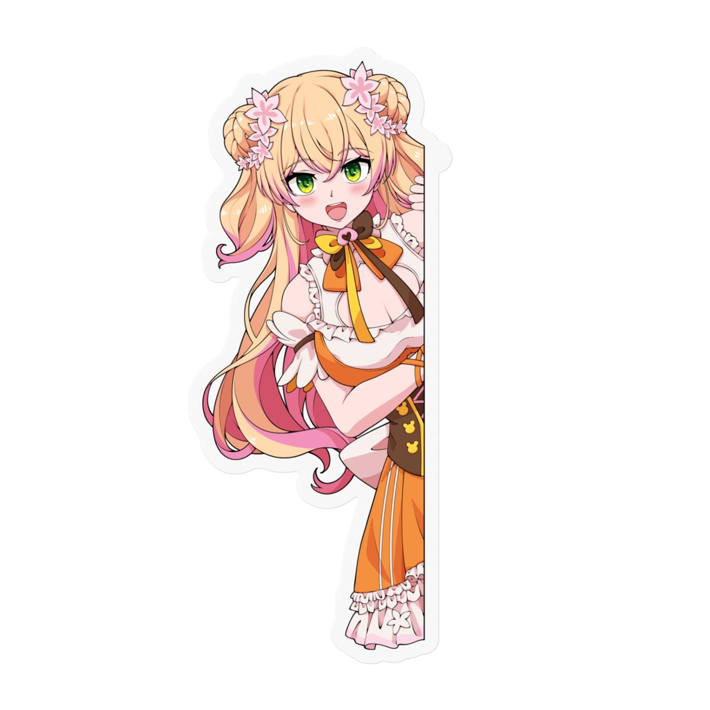 Sticker Peeking Momosuzu Nene 桃鈴ねね Hololive