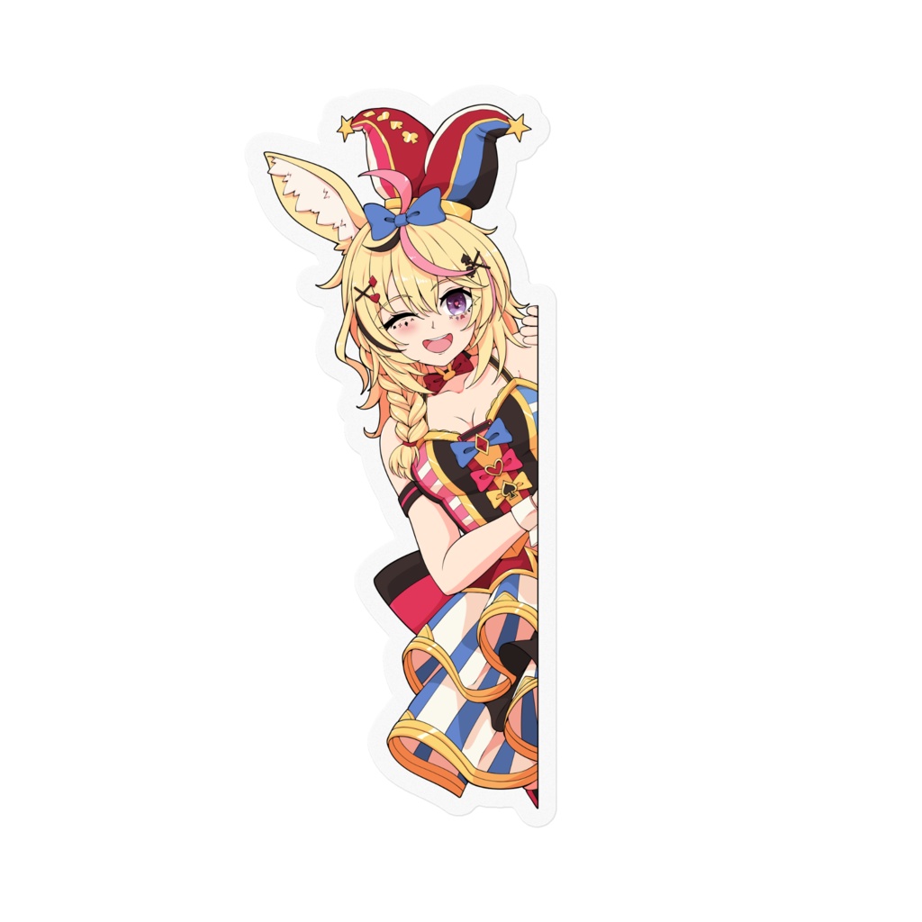 Sticker Peeking Omaru Polka 尾丸ポルカ Hololive