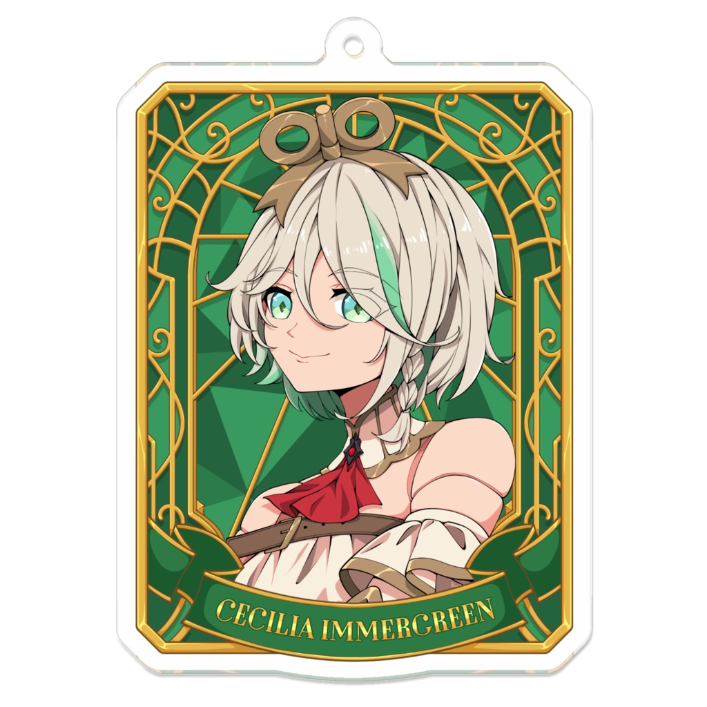 Cecilia Immergreen セシリア・イマーグリーン Keychain アクリルキーホルダー Hololive