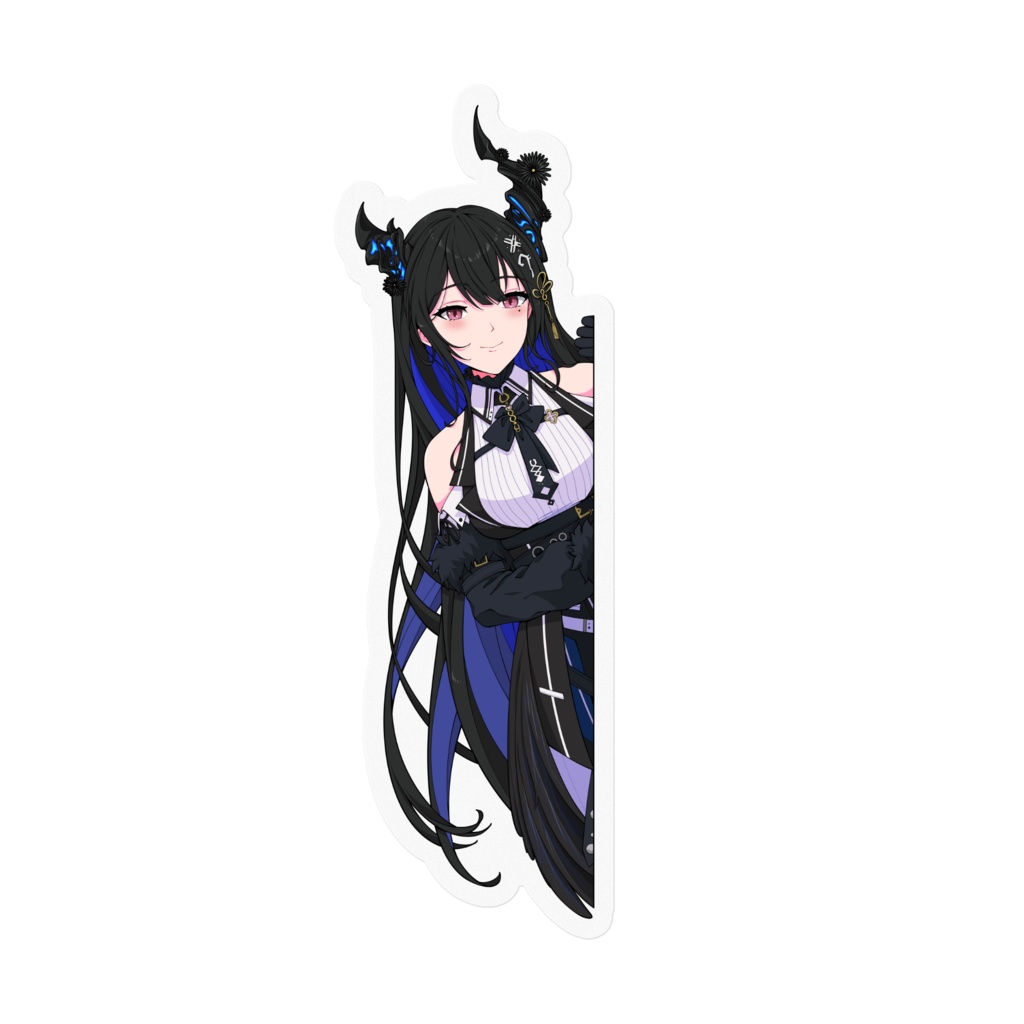 Sticker Peeking Nerissa Ravencroft ネリッサ・レイヴンクロフト Hololive