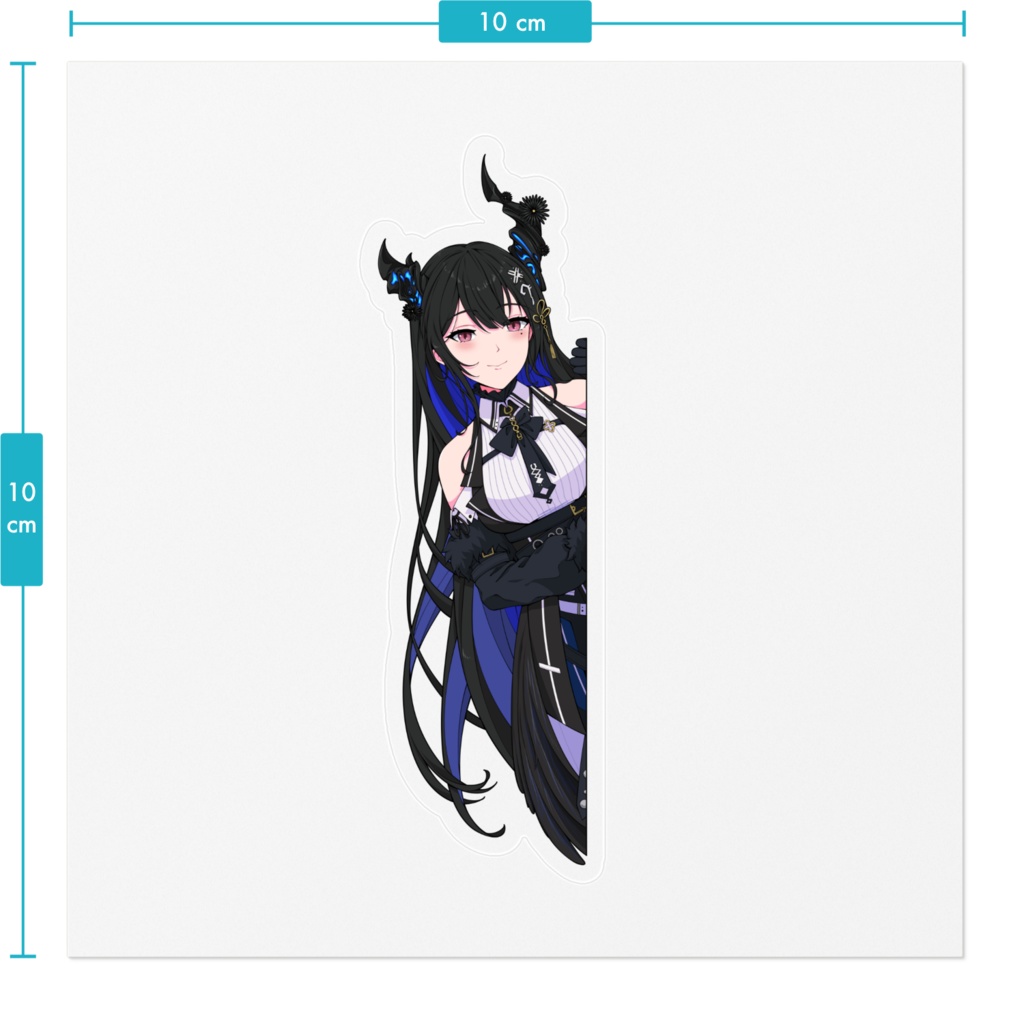 Sticker Peeking Nerissa Ravencroft ネリッサ・レイヴンクロフト Hololive