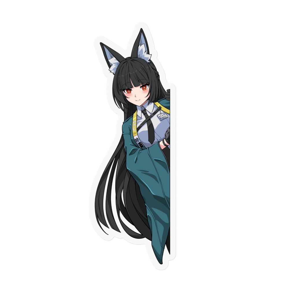 Sticker Peeking Hoshimi Miyabi Zenless Zone Zero