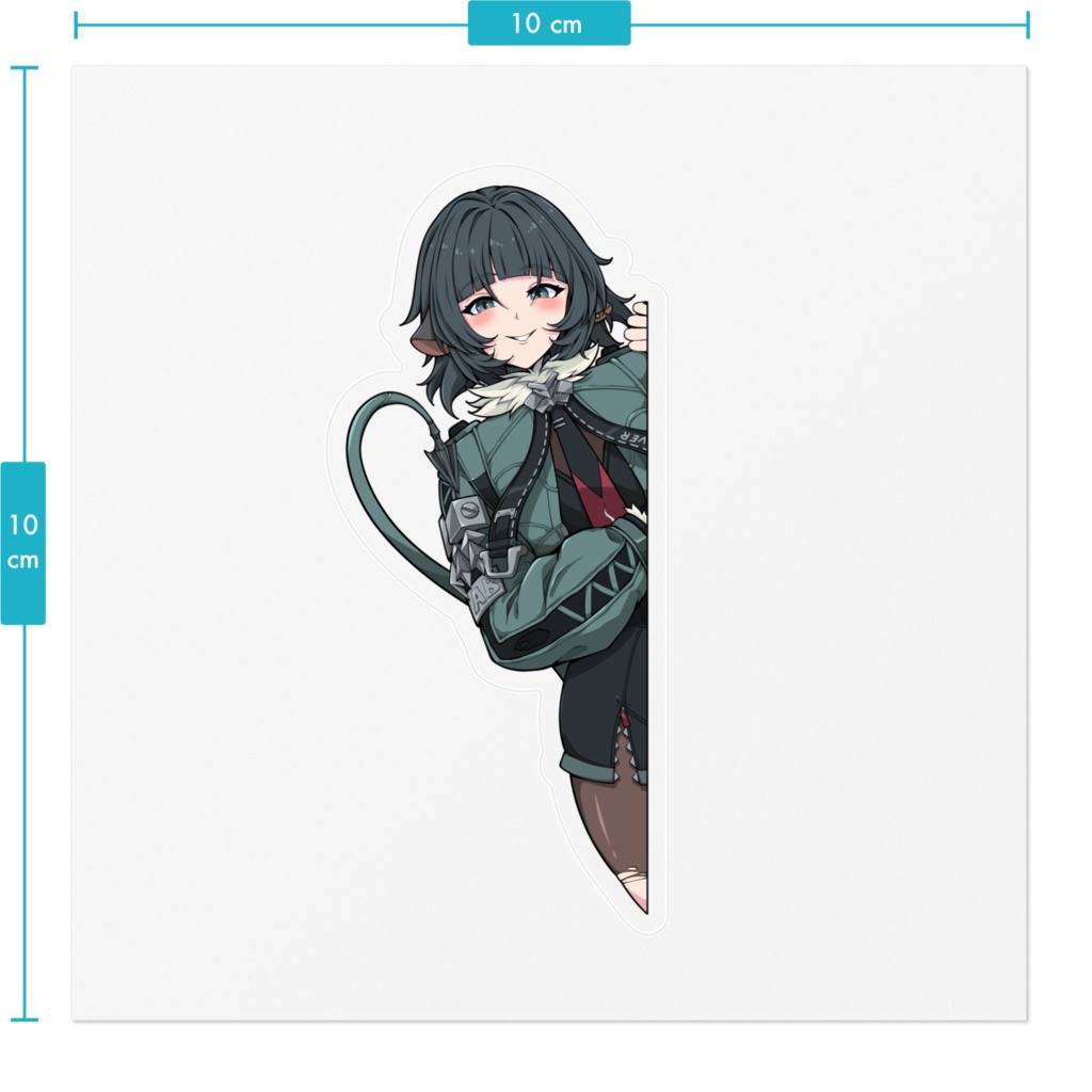 Sticker Peeking Jane Doe Zenless Zone Zero