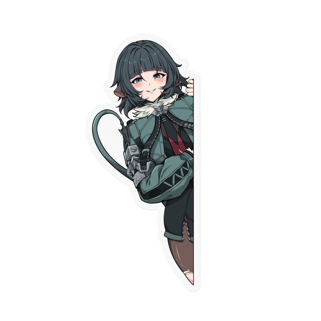 Sticker Peeking Jane Doe Zenless Zone Zero