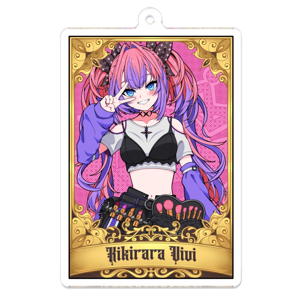 Kikirara Vivi 綺々羅々ヴィヴィ Keychain アクリルキーホルダー Hololive
