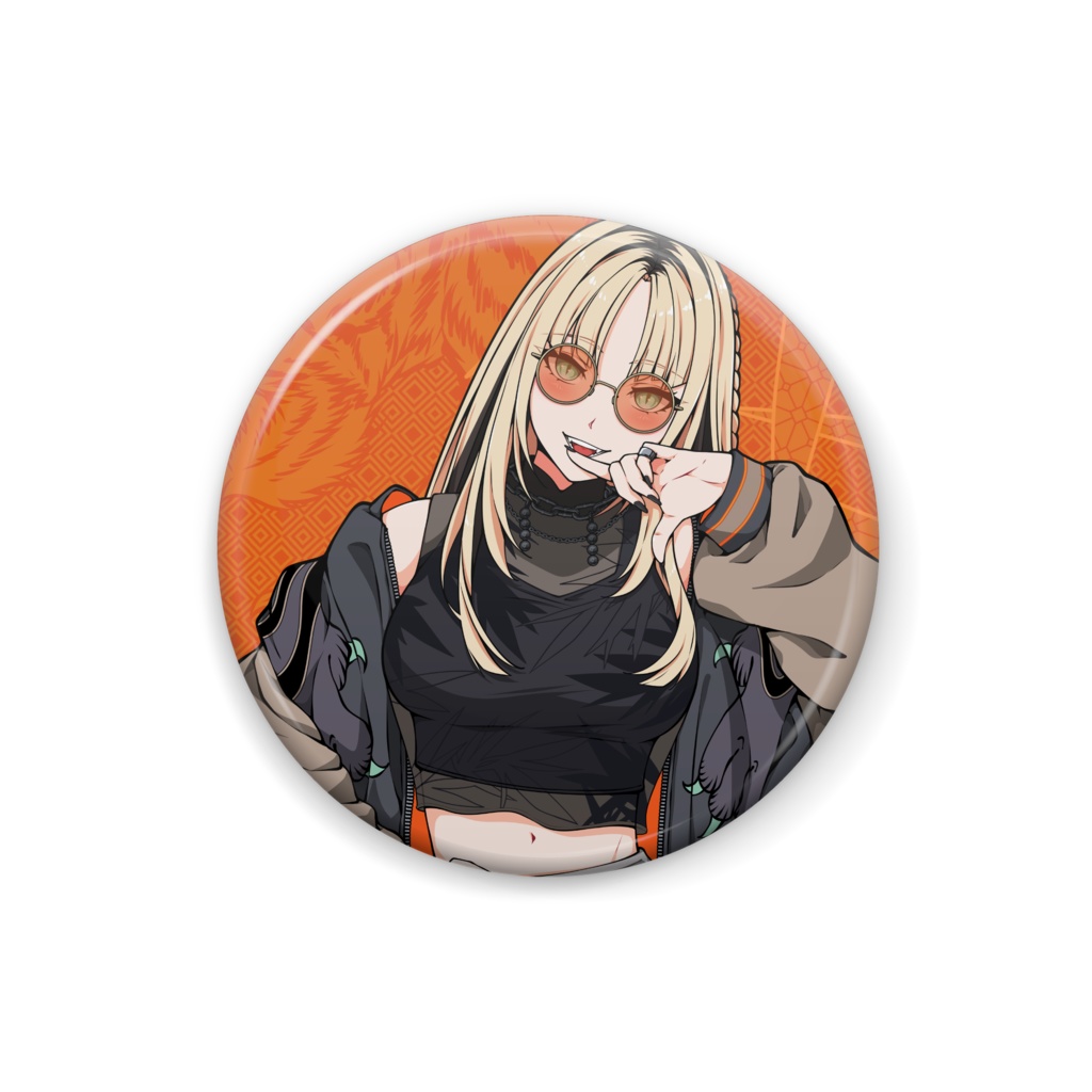 Koganei Niko 虎金妃笑虎 Hololive Can Badge