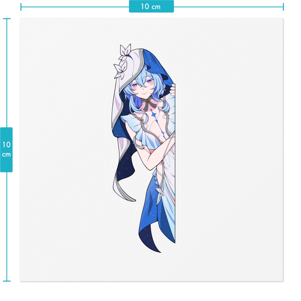 Sticker Peeking Shorekeeper Wuthering Waves