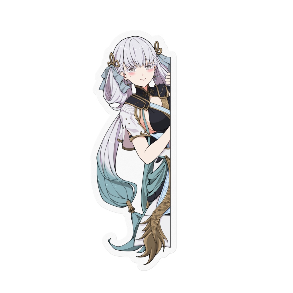 Sticker Peeking Jinhsi Wuthering Waves