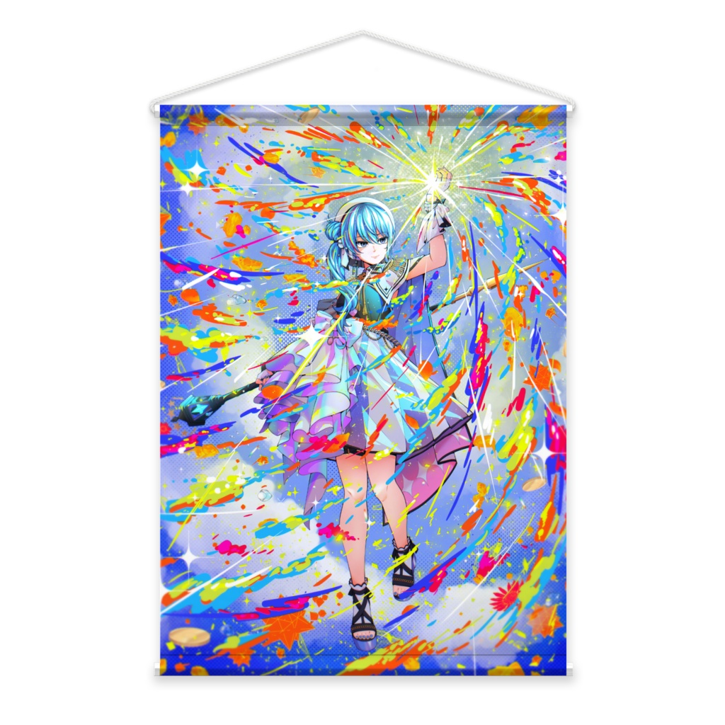 Hololive Hoshimachi Suisei Shinning of Hope タペストリー Tapestry