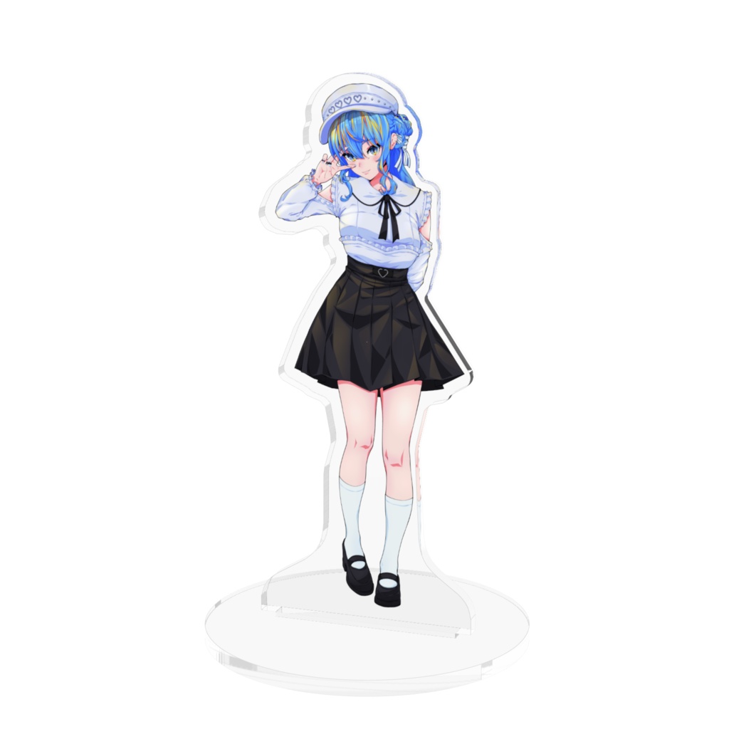 Hoshimachi Suisei Casual Outfit Jirai Kei 星街すいせい Hololive アクリルスタンド