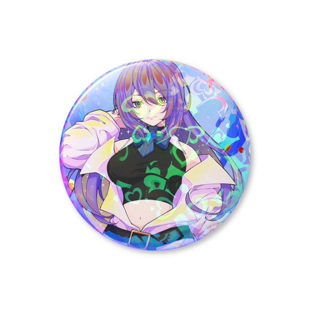 Moona Hoshinova ムーナ・ホシノヴァ Hololive Can Badge