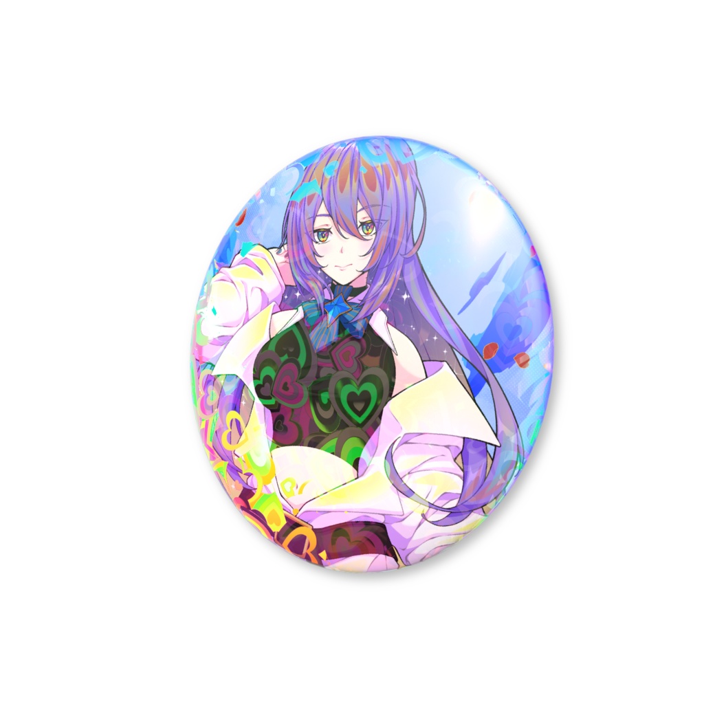 Moona Hoshinova ムーナ・ホシノヴァ Hololive Can Badge