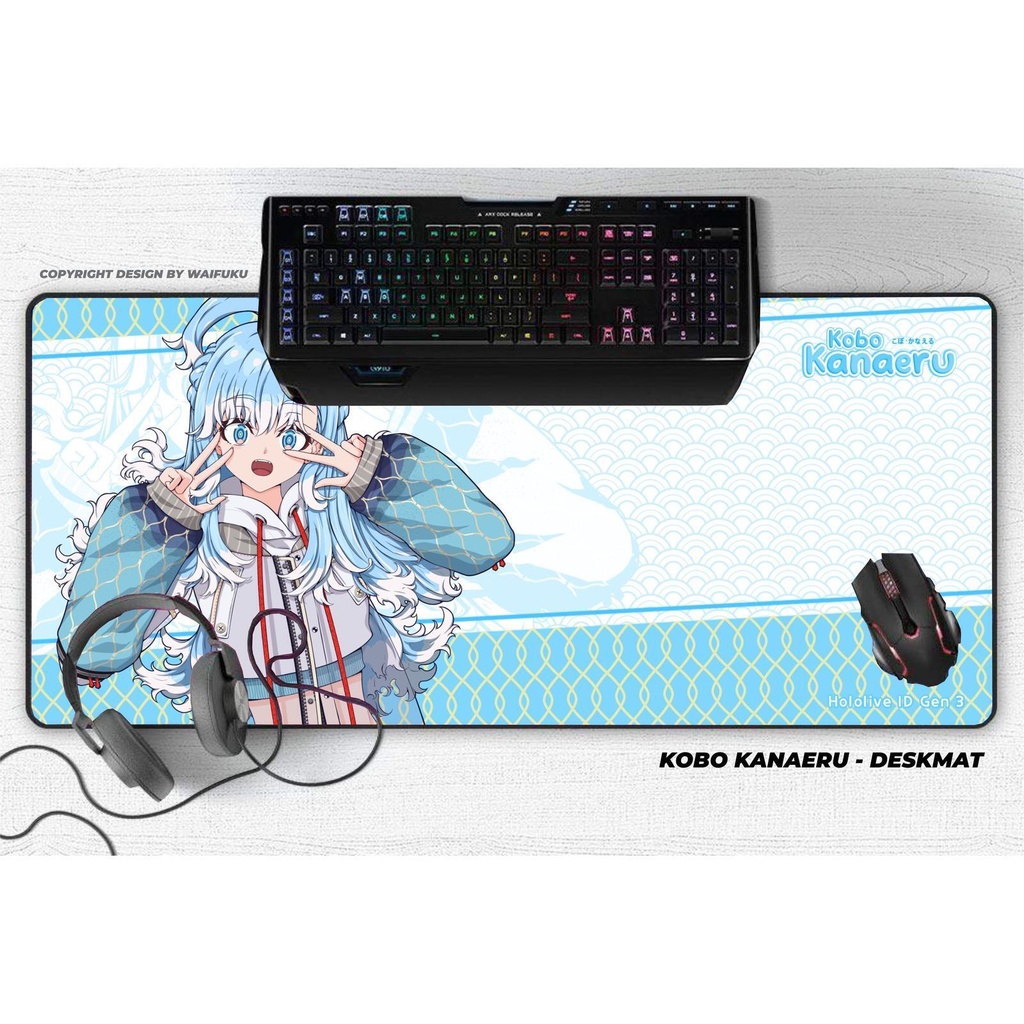Hololive こぼ・かなえる Kobo Kanaeru Deskmat マウスパッド Mouse Pad