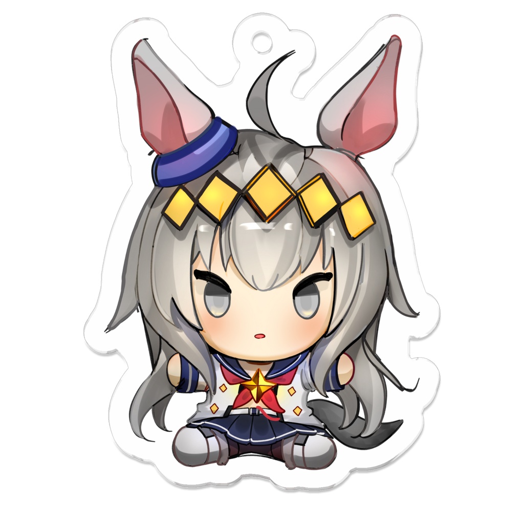 Oguri Cap オグリキャップ Keychain Plushie アクリルキーホルダー Uma Musume Pretty Derby