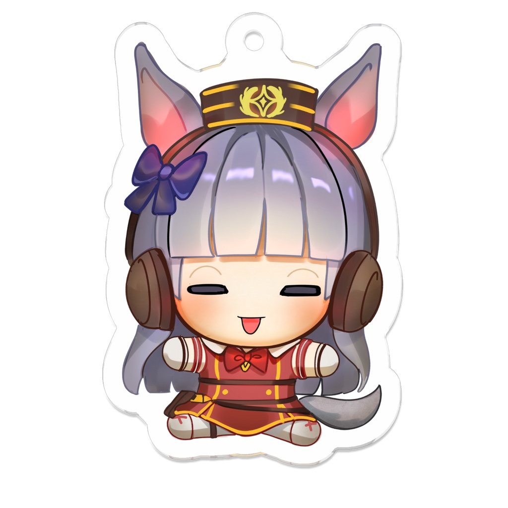 Gold Ship ゴールドシップ Keychain Plushie アクリルキーホルダー Uma Musume Pretty Derby