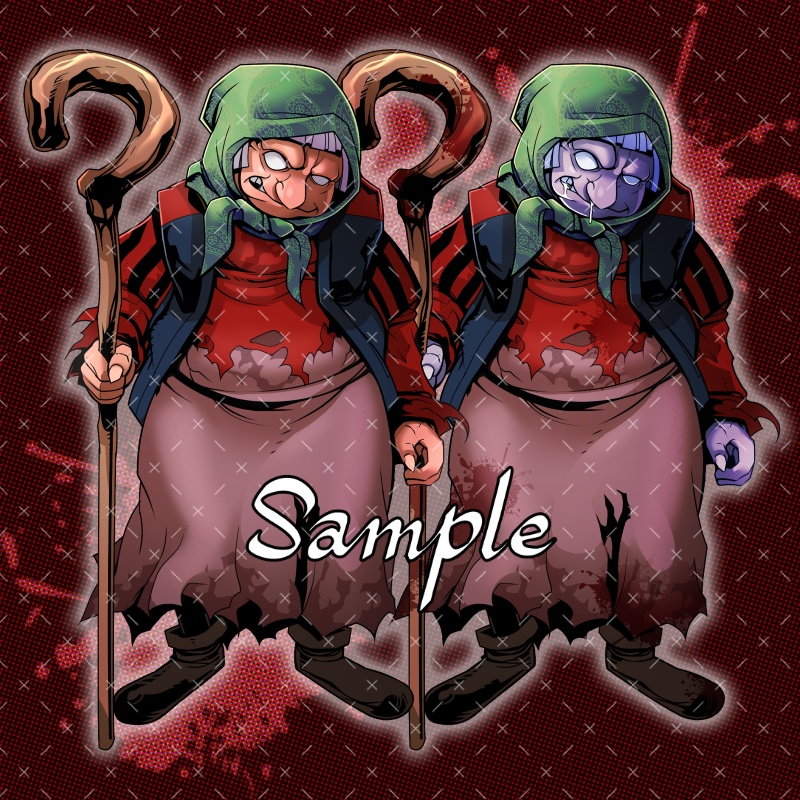 どんどんゾンビになる婆さん(残酷度ひかえめ)