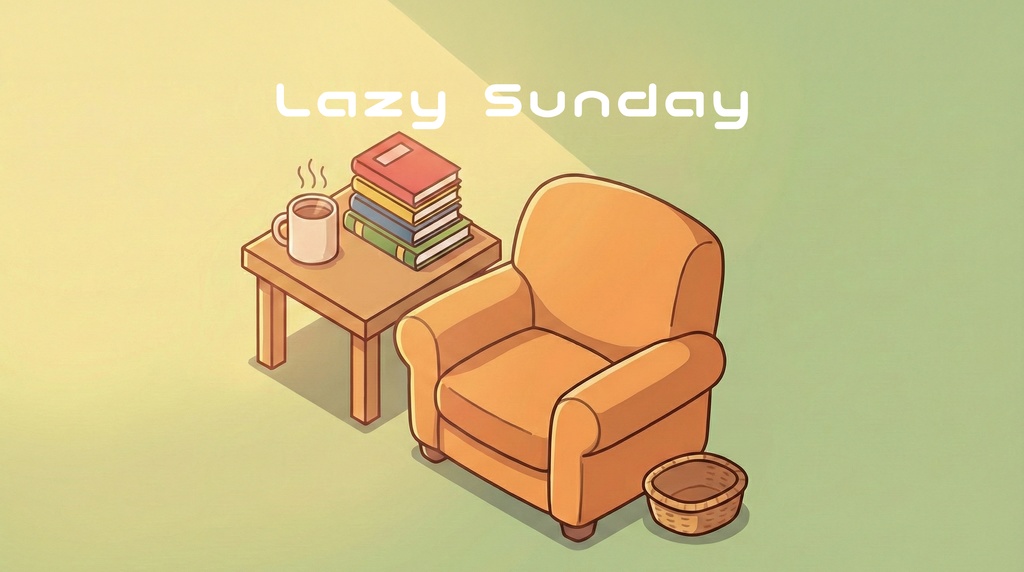 【フリーBGM】Lazy Sunday - 爽やか/日常/雑談向け [無料/商用利用可/ループ対応]