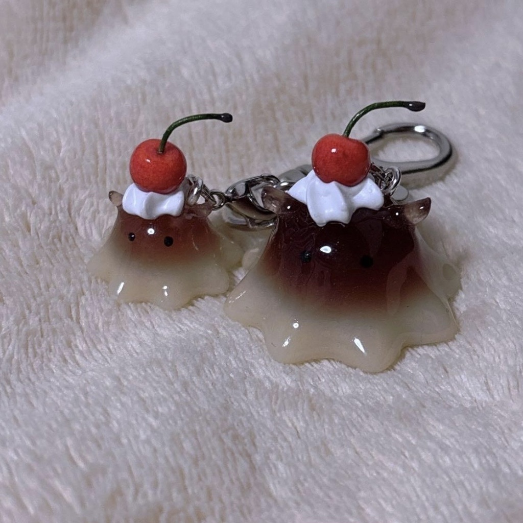 親子めんだこプリン　キーホルダー