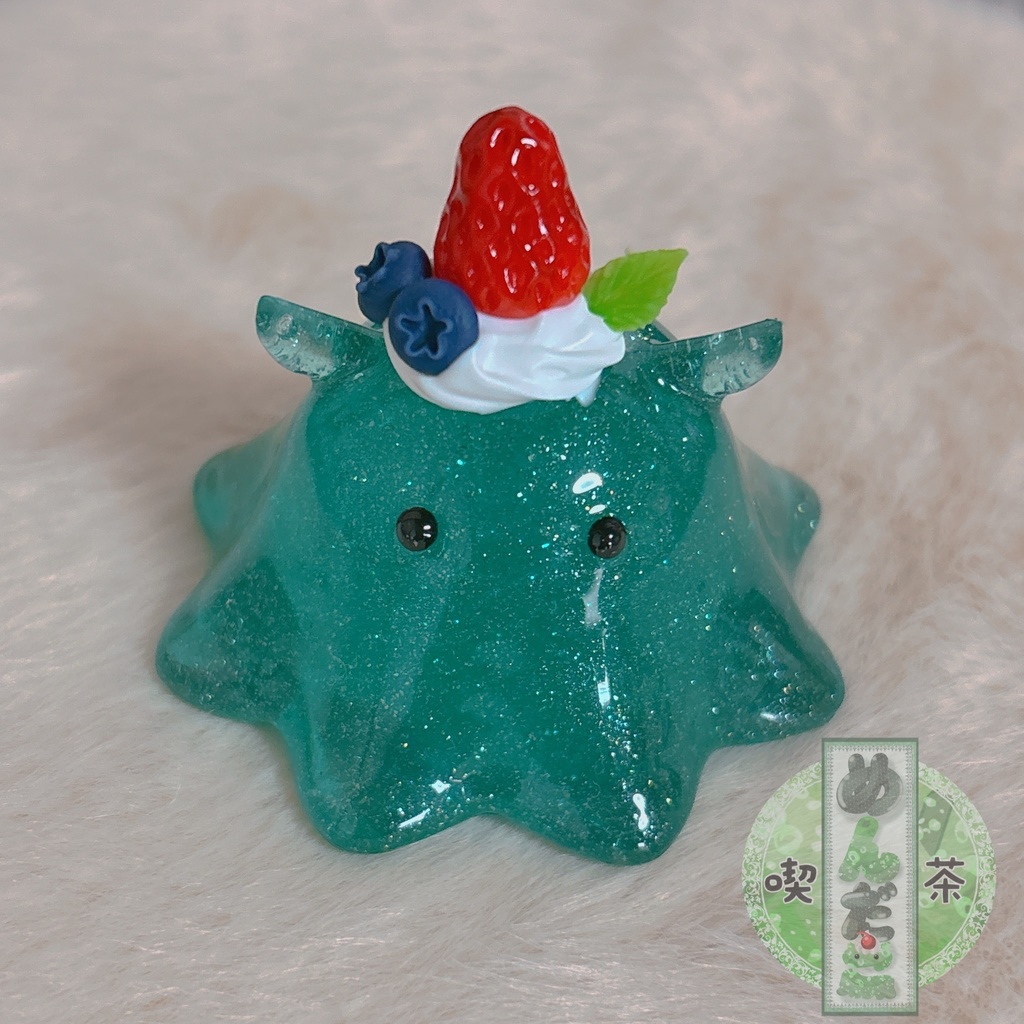 めんだこメロンクリームソーダ　置物