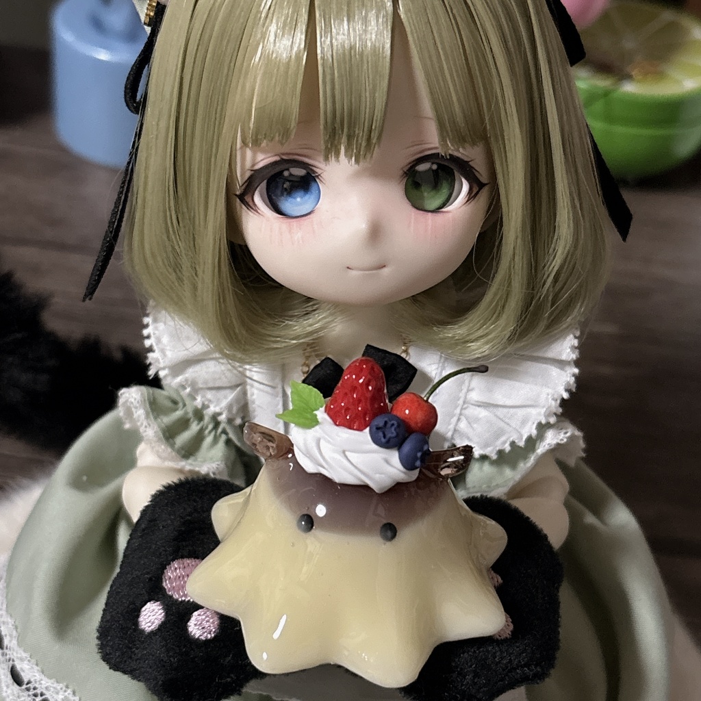 めんだこプリンアラモード　置物