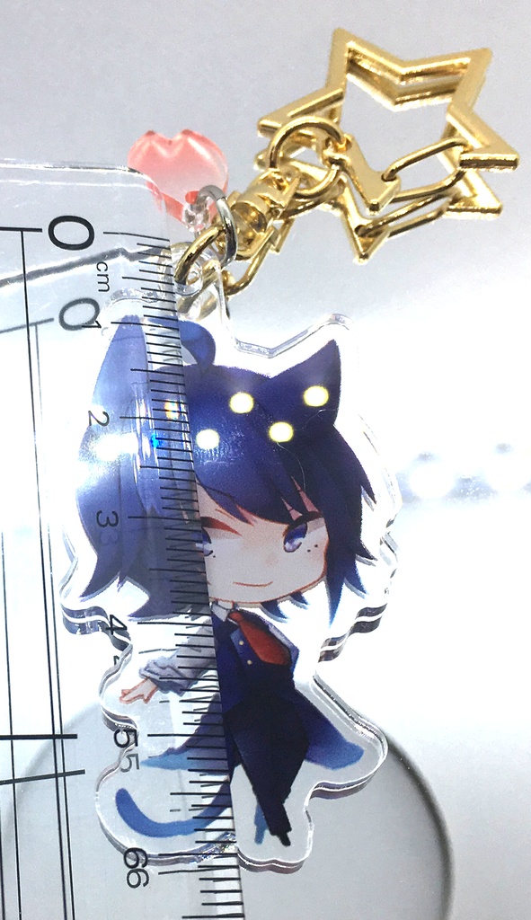 アクリルキーホルダー ぬこ恋