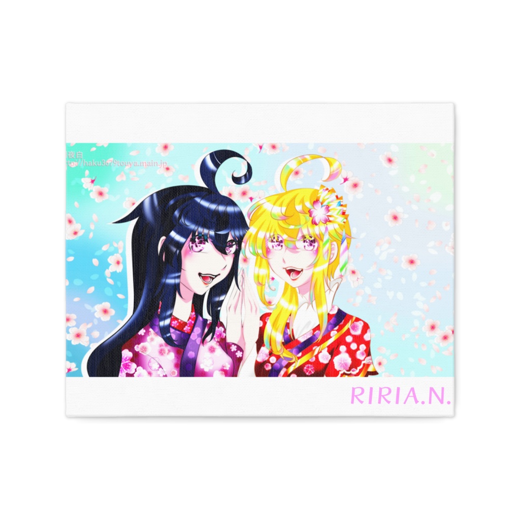 きさらぎあさきゆめみし　春桜　F3絵画