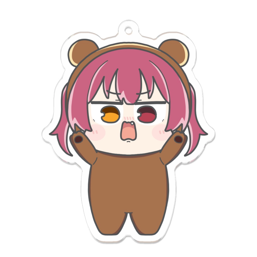 【非公式】クマリン(威嚇ver) アクリルキーホルダー