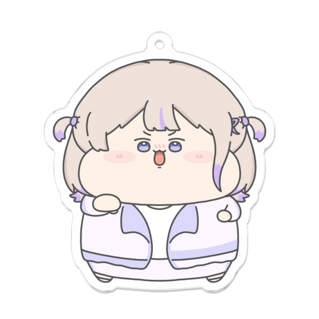 【非公式】もちもちはじめ(押忍!(おしゅ!)ver) アクリルキーホルダー