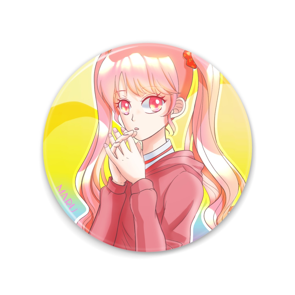 缶ミラー(ハート)
