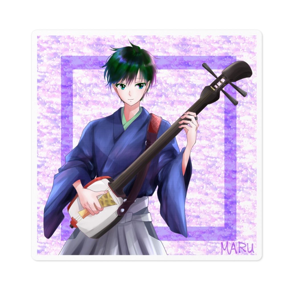 ステッカー - 100 x 100 (mm)　（シンヤ）