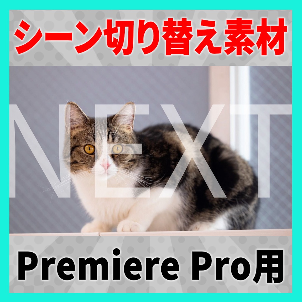 集まって弾けるパズルのトランジション【MOGRT】