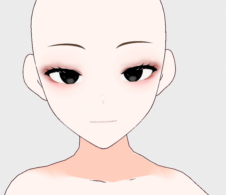 Cute pinkish eyeshadow || vroid