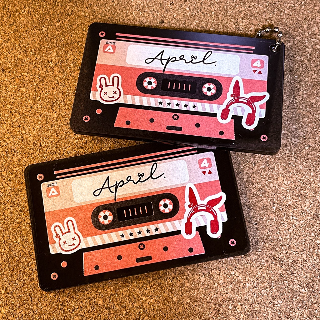 【再販】April CassetteTape Keyholder