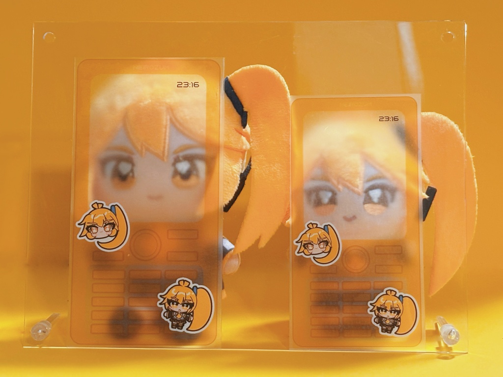 亞北ネルガラケー風ステッカー